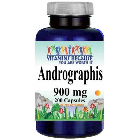 Andrographis 900mg Premium Pure 200 caps Paniculate