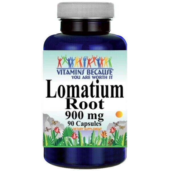 Lomatium Root 900mg 90 Caps Lomatium Dissectum