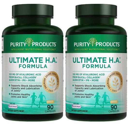 Ultimate HA (H.A. Formula) 2X90Ct Collagen/Quercetin/Hyaluronic Purity Products