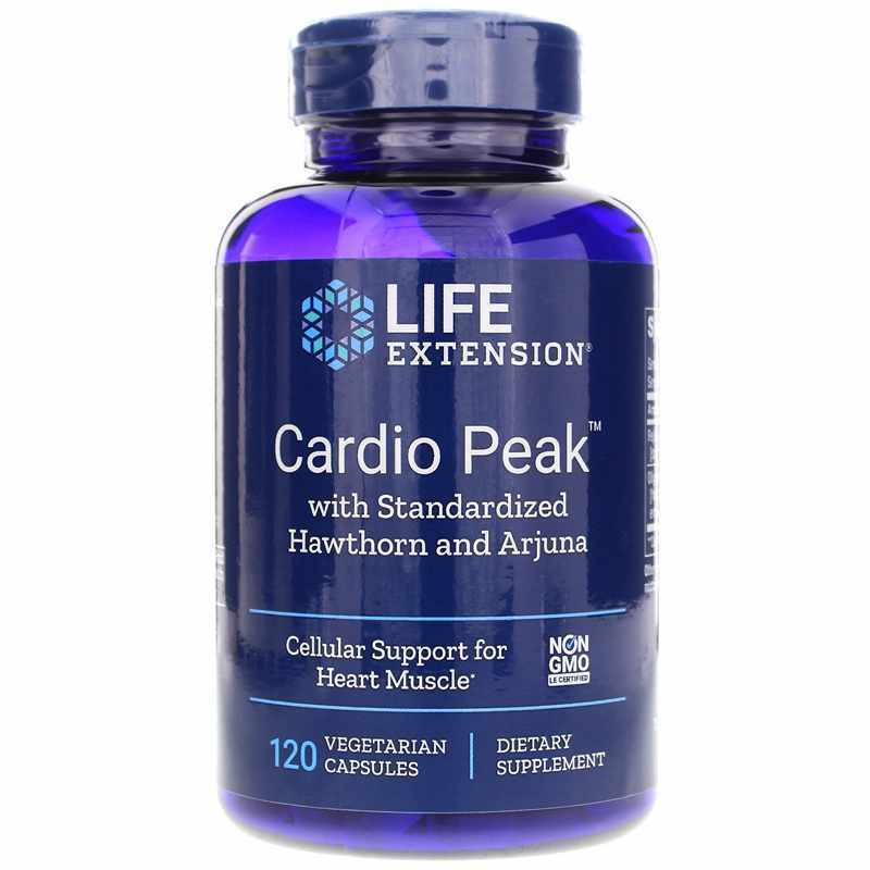 Life Extension Cardio Peak 120 Caps Oligomeric proanthocyanidins (OPCs)/Arjuna