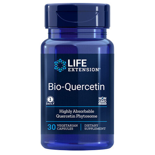 Bio-Quercetin 10mg 30 Caps Life Extension Equivalent to Quercetin 500mg