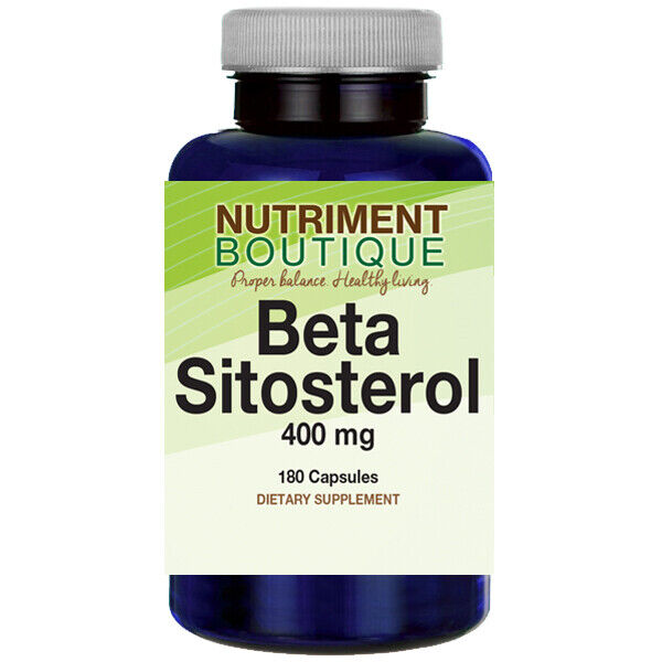 Beta Sitosterol 400mg 180 Capsules by Vitamins Because