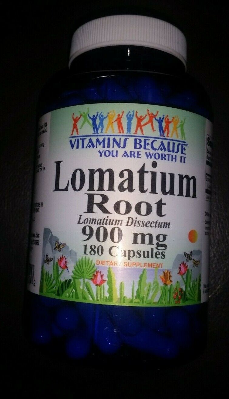 Lomatium Root 900mg 180 Caps Lomatium Dissectum