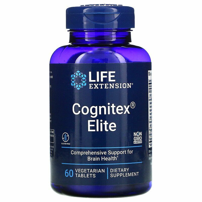 Life Extension Cognitex Elite Comprehens Brain Health 60Tabs Phosphatidylserine