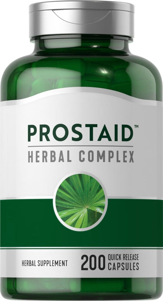 Prostate Aid Support Herbal Complex Saw Palmetto/Pygeum/Lycopene 200 Caps