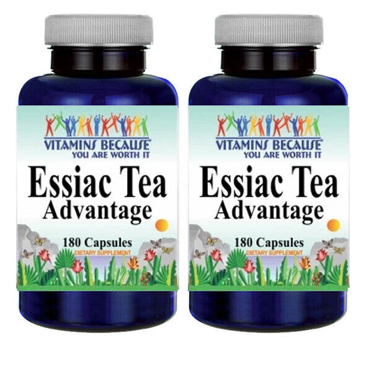 Essiac Tea Advantage 2X180 Capsules Vitamins Because