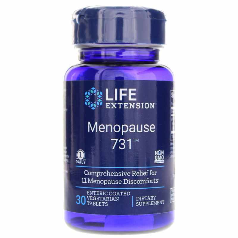 LIFE EXTENSION Menopause 731 Comprehensive Relief 30 Tabs Siberian Rhubarb