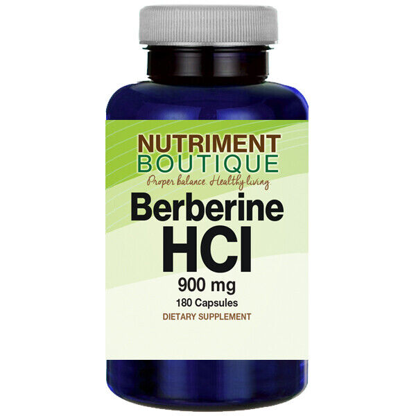 Berberine HCI 1000mg 180caps (Berberis Aristata) Vitamins Because