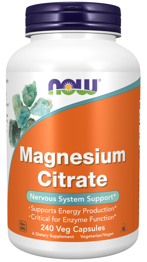 Now Foods 240 VCaps Magnesium 400mg from 2,665 mg Magnesium Citrate