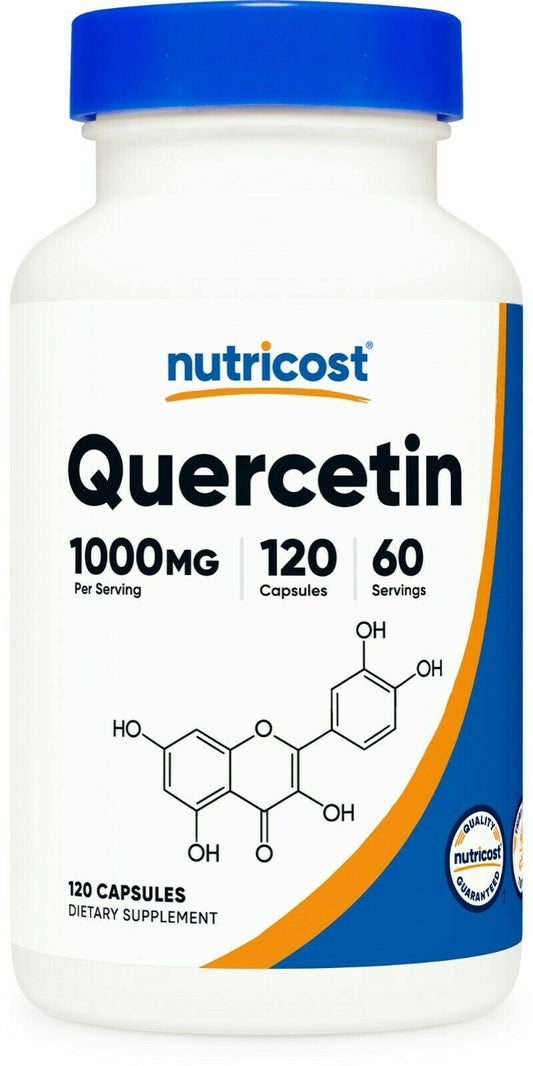 Quercetin 1000mg, 120 Caps Nutricost Quercetin Dihydrate