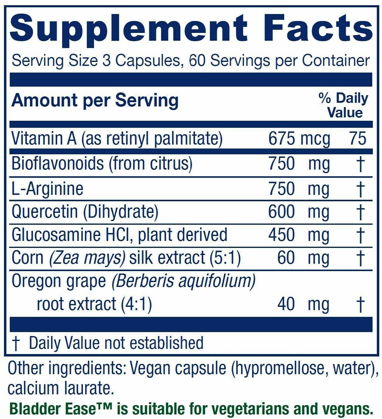 Ultimate Quercetin Purity Products 60 Caps Rutin/Citrus Bioflavanoids