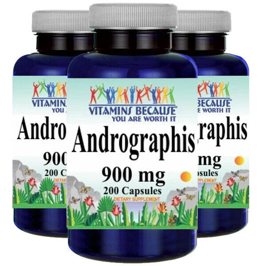 Andrographis 900mg Premium Pure 3X200 caps Paniculate