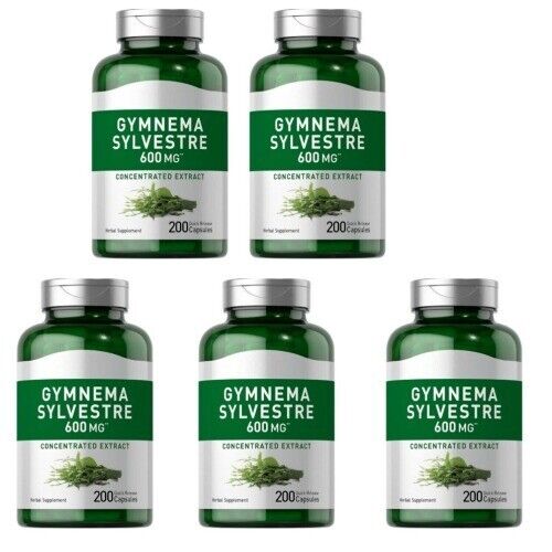 Gymnema Sylvestre 600mg 5X200 Caps Leaf Piping