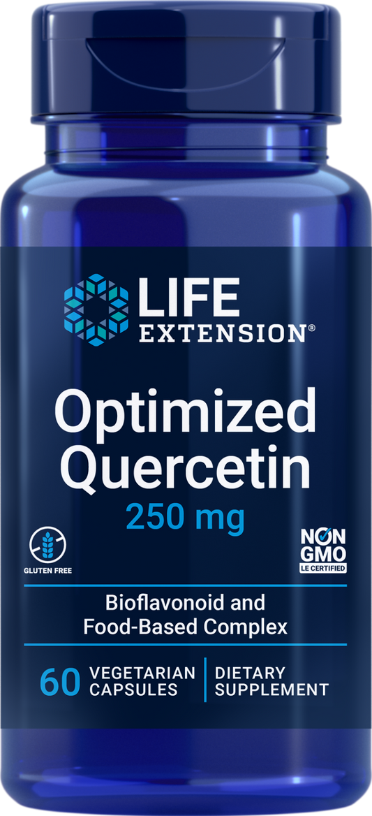 Optimized Quercetin 250mg, 60Caps Life Extension Camu Camu/Quercet 500mg per 2