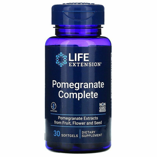 Life Extension Pomegranate Complete 30gels Punicic acid/Punicalagins