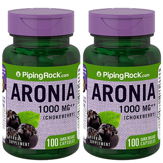 Aronia 1000 mg (Chokeberry) 2X100 Caps - Piping