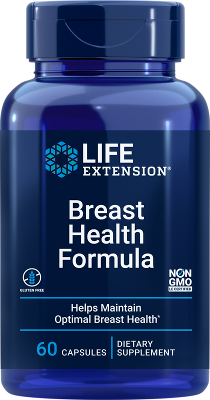 Life Extension Breast Health Formula 60 caps Dim/Sulforaphane/glucosinolates