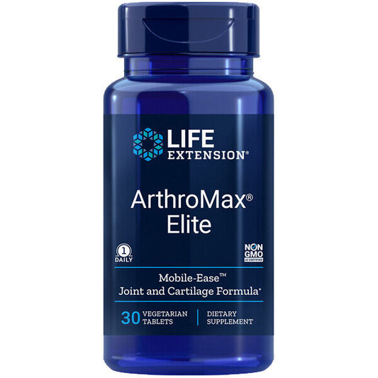 ArthroMax Elite - 30 Tabs - Life Extension S. baicalensis/cutch tree One Daily