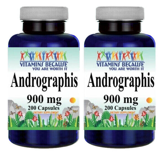 Andrographis 900mg Premium Pure 2X200 caps Paniculate