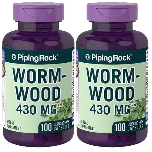 Wormwood 430mg  2X100 or 1X200 Caps Non GMO Artemisia annua