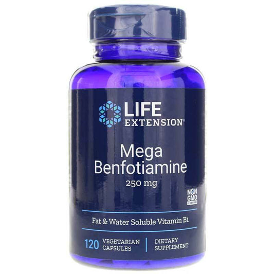 Mega Benfotiamine 250mg Life Extension 120 caps