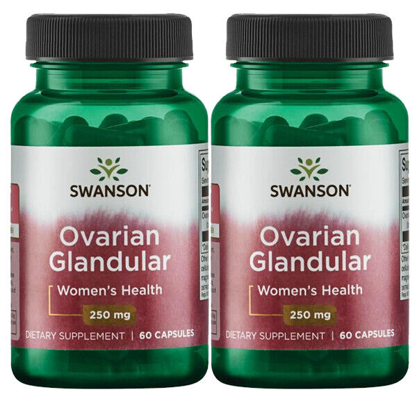 Raw Ovarian Glandular 250 mg 2X60 Caps