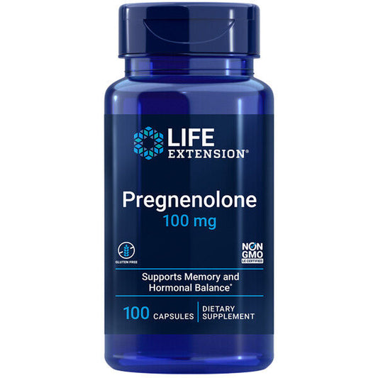 Pregnenonelone 100mg  - 100 Caps Life Extension